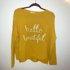 fab’rik “Hello Beautiful” Sweater